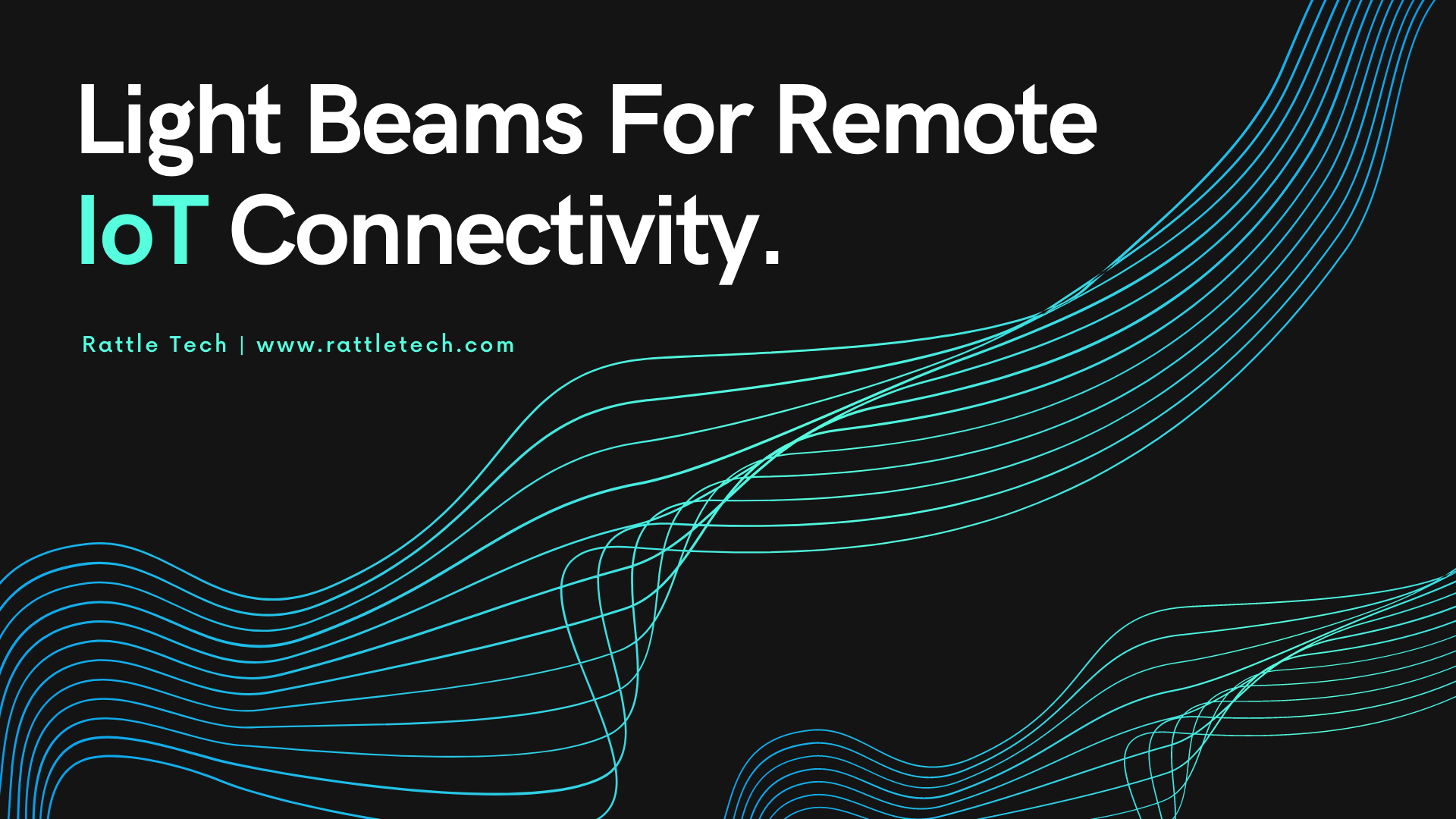 Using light beams for remote IoT connectivity