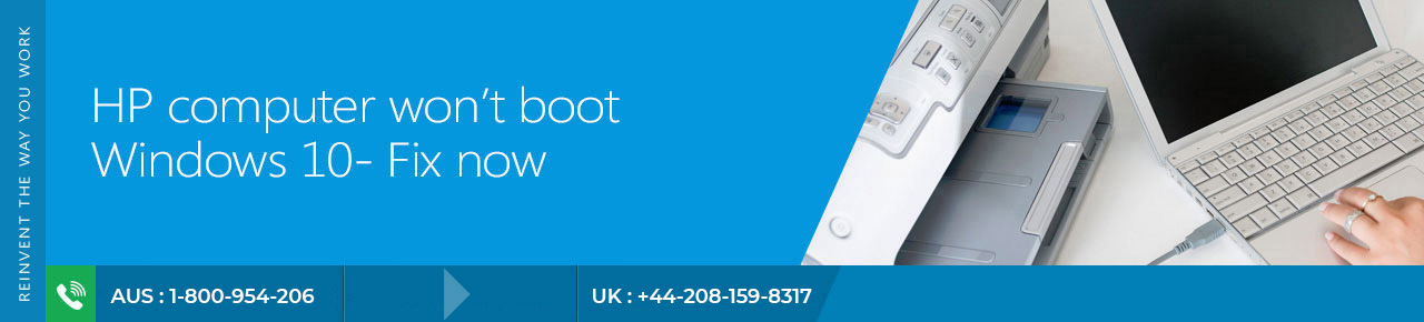 HP computer won't boot Windows 10- Fix now
