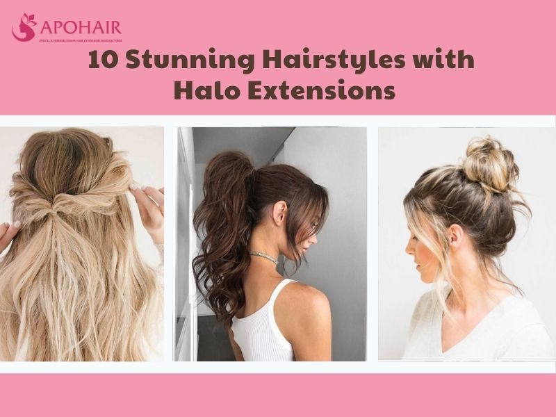 10 Stunning Hairstyles with Halo Extensions | Apohair