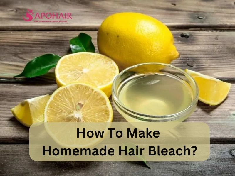 Homemade Hair Bleach: Natural Tips To Lighten Your Locks | Apohair