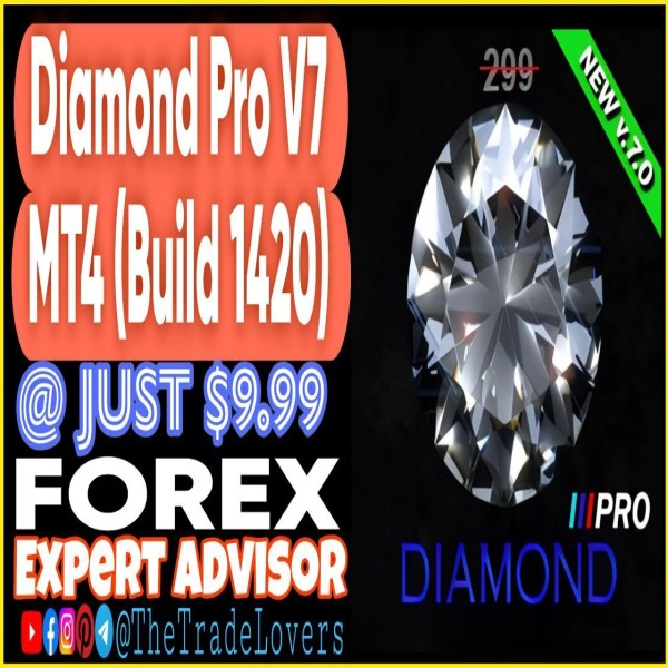 Diamond PRO EA V7 MT4 (Works on Build 1421+) | Forex Robot | MT4 Expert Advisor - The Trade Lovers