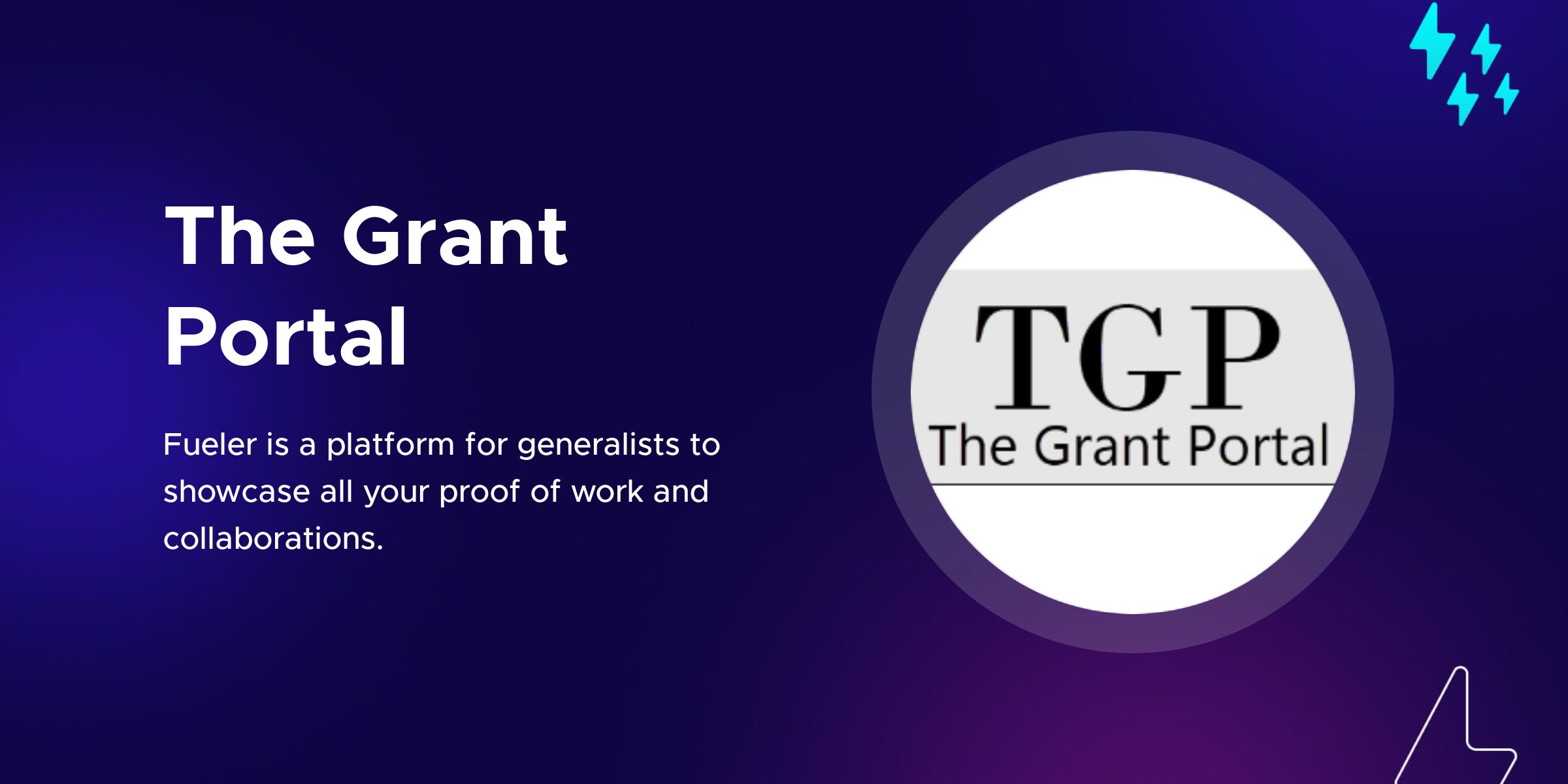 The Grant Portal on Fueler.io