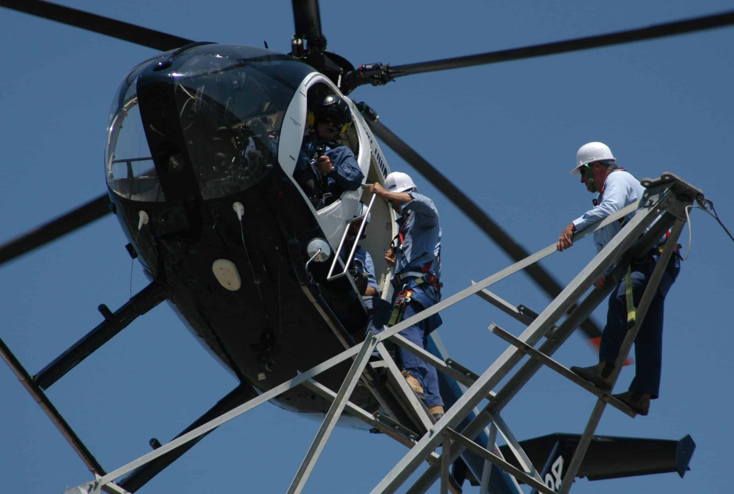 Helicopter Power Line Work - Heli Dynamic Helicopter Services