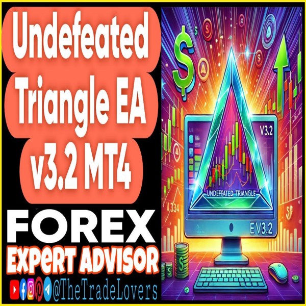 Undefeated Triangle EA V3.2 MT4 (Works on Build 1430+) | Forex Robot | MT4 Expert Advisor - The Trade Lovers
