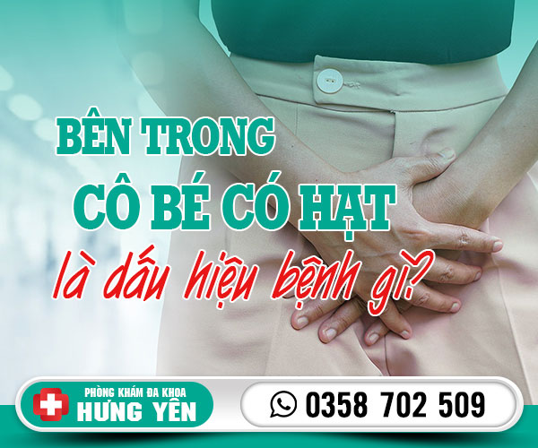 Bên trong cô bé có hạt bị làm sao?