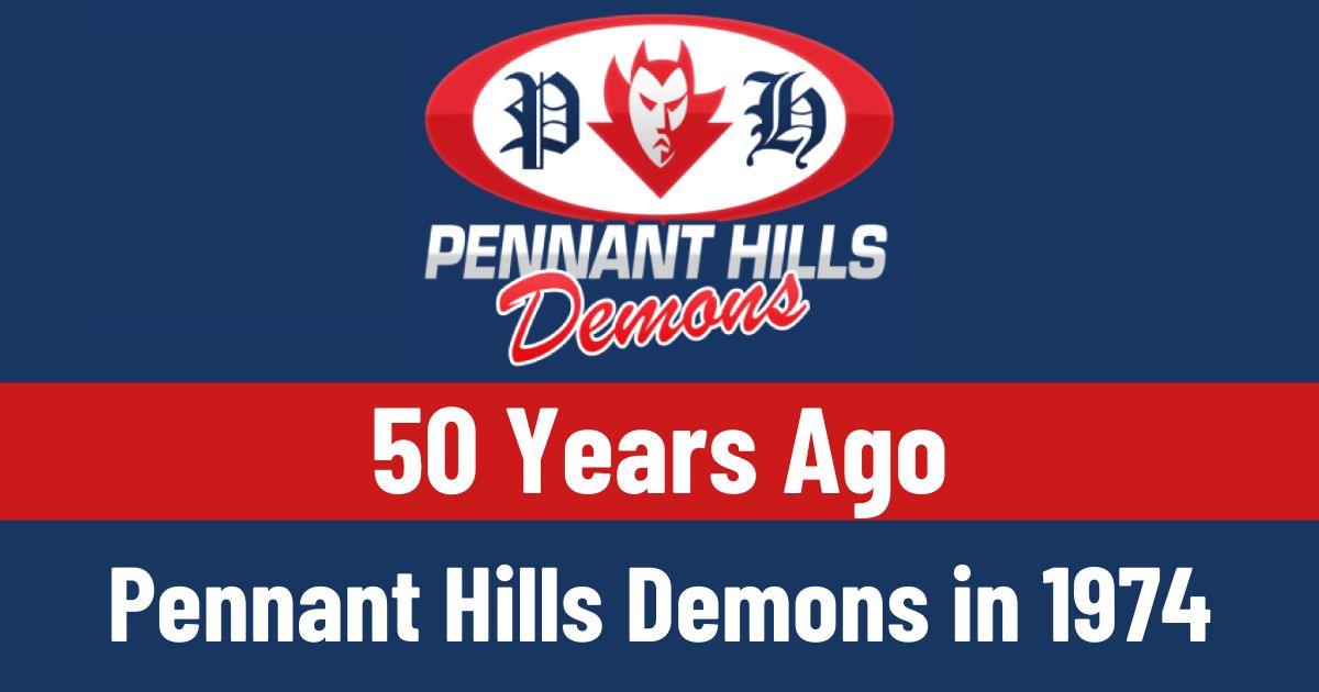 History of Pennant Hills Demons - 1974