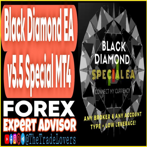 Black Diamond EA V5.5 Special MT4 (Works on Build 1430+) | Forex Robot | MT4 Expert Advisor - The Trade Lovers