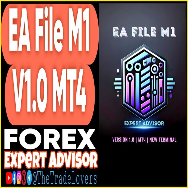 EA File M1 v1.0 MT4 (Works on Build 1430+) | Forex Robot | MT4 Expert Advisor - The Trade Lovers