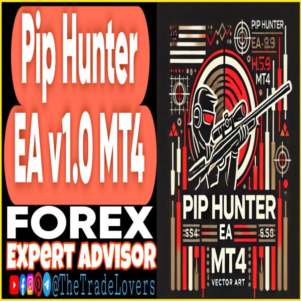 Pip Hunter EA v1.0 MT4 (Works on Build 1431+) | Forex Robot | MT4 Expert Advisor - The Trade Lovers