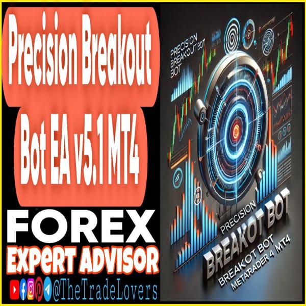 Precision Breakout Bot EA v5.1 MT4 (Works on Build 1431+) | Forex Robot | MT4 Expert Advisor - The Trade Lovers