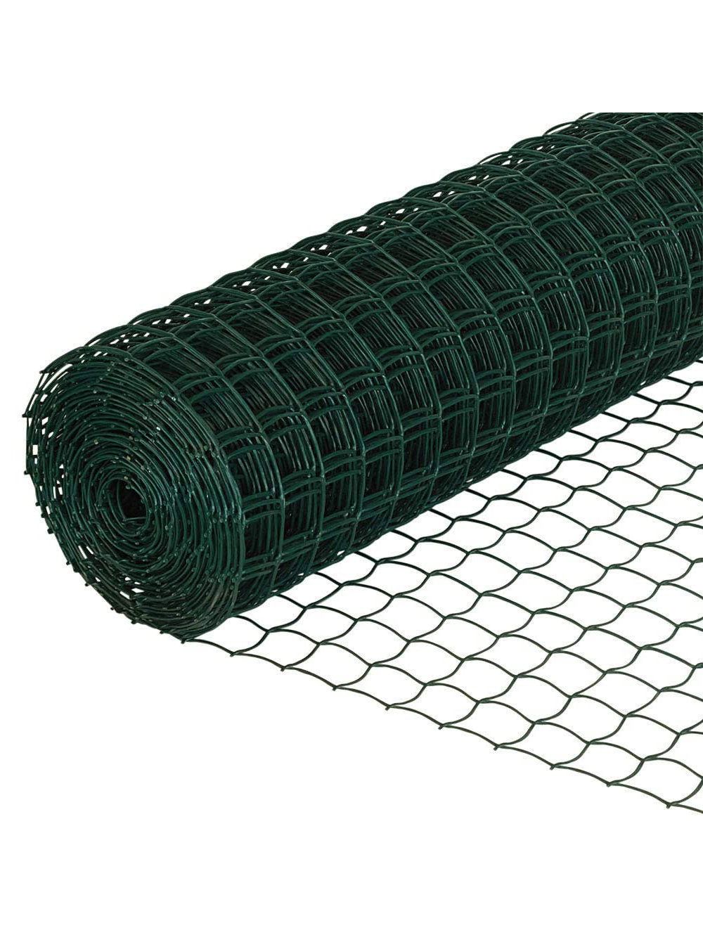 Heavy Duty Green Climbing Plant Support Mesh - 50mm x 50mm - Netting Store