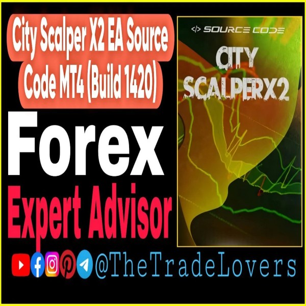 CITY ScalperX2 EA MQ4 Source Code (Work on Build 1421+) | Forex Robot | MT4 Expert Advisor - The Trade Lovers