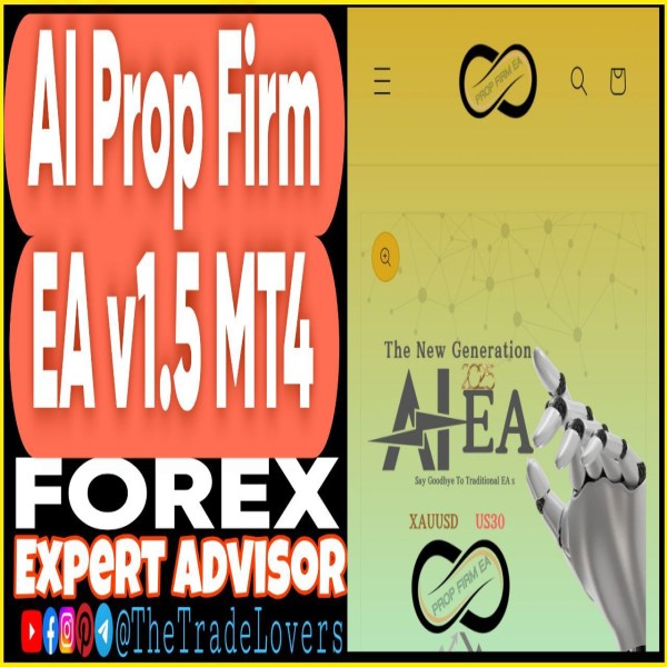AI Prop Firm EA v1.5 MT4 (Works on Build 1440+) | Forex Robot | MT4 Expert Advisor - The Trade Lovers