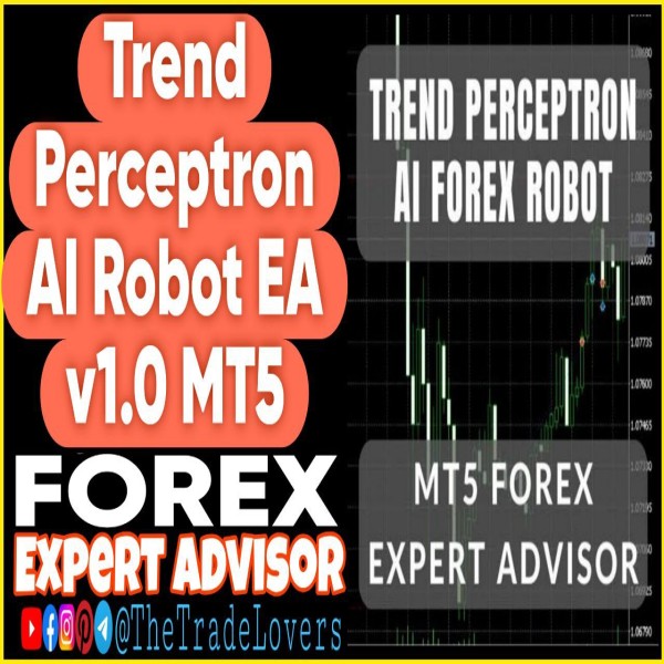Trend Perceptron AI Robot EA v1.0 MT5 (Works on Build 4873+) | Forex Robot | MT5 Expert Advisor - The Trade Lovers