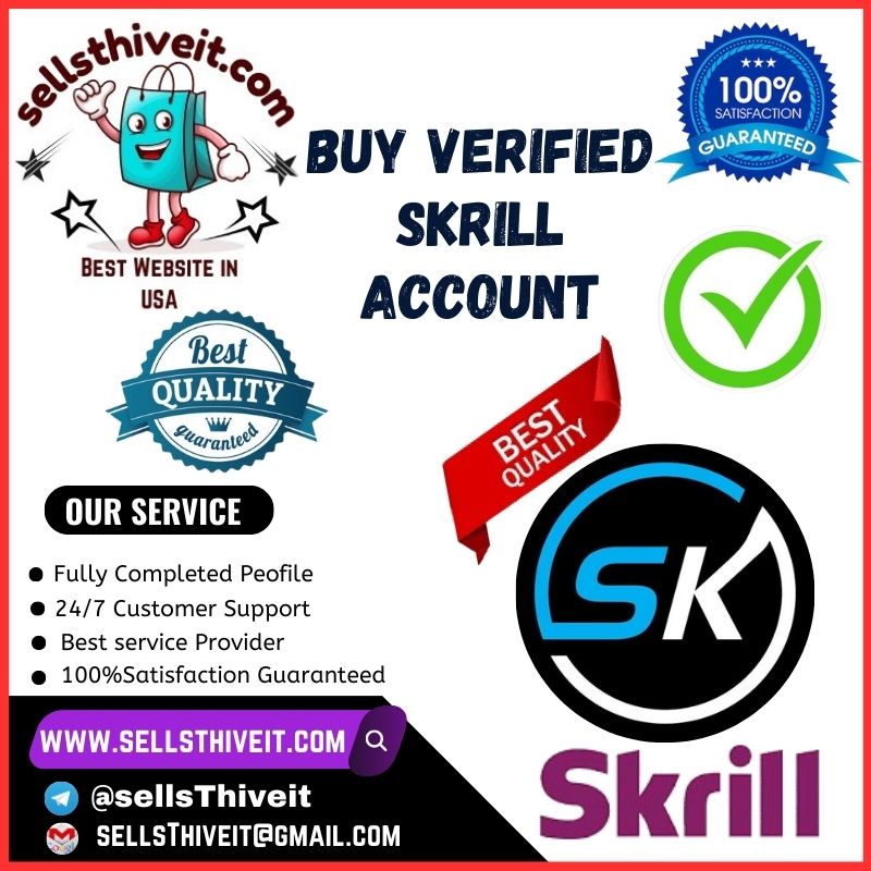 Buy Verified Skrill Accounts 100 Old & New Online USA UK