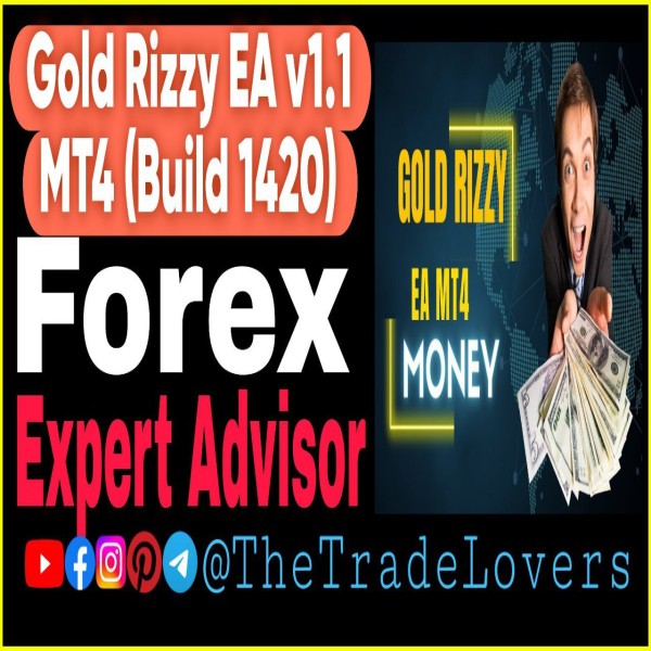 Gold Rizzy EA v1.1 MT4 No DLL (Work on Build 1421+) | Forex Robot | MT4 Expert Advisor - The Trade Lovers