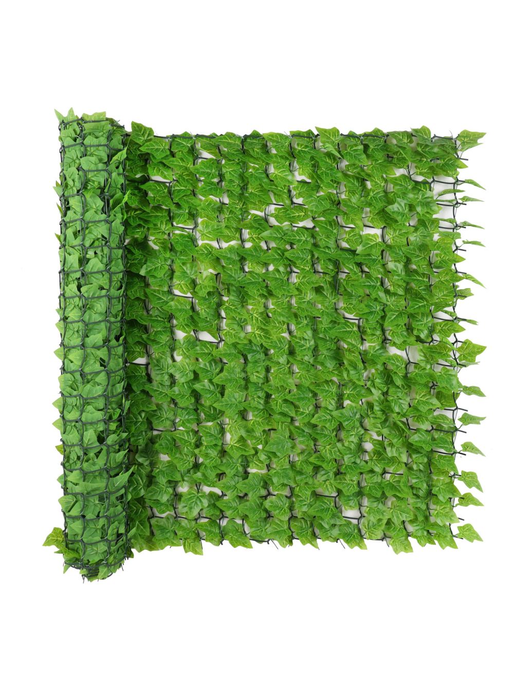 Light Green UV Protected Artificial Ivy Hedge - 1m x 3m - Netting Store