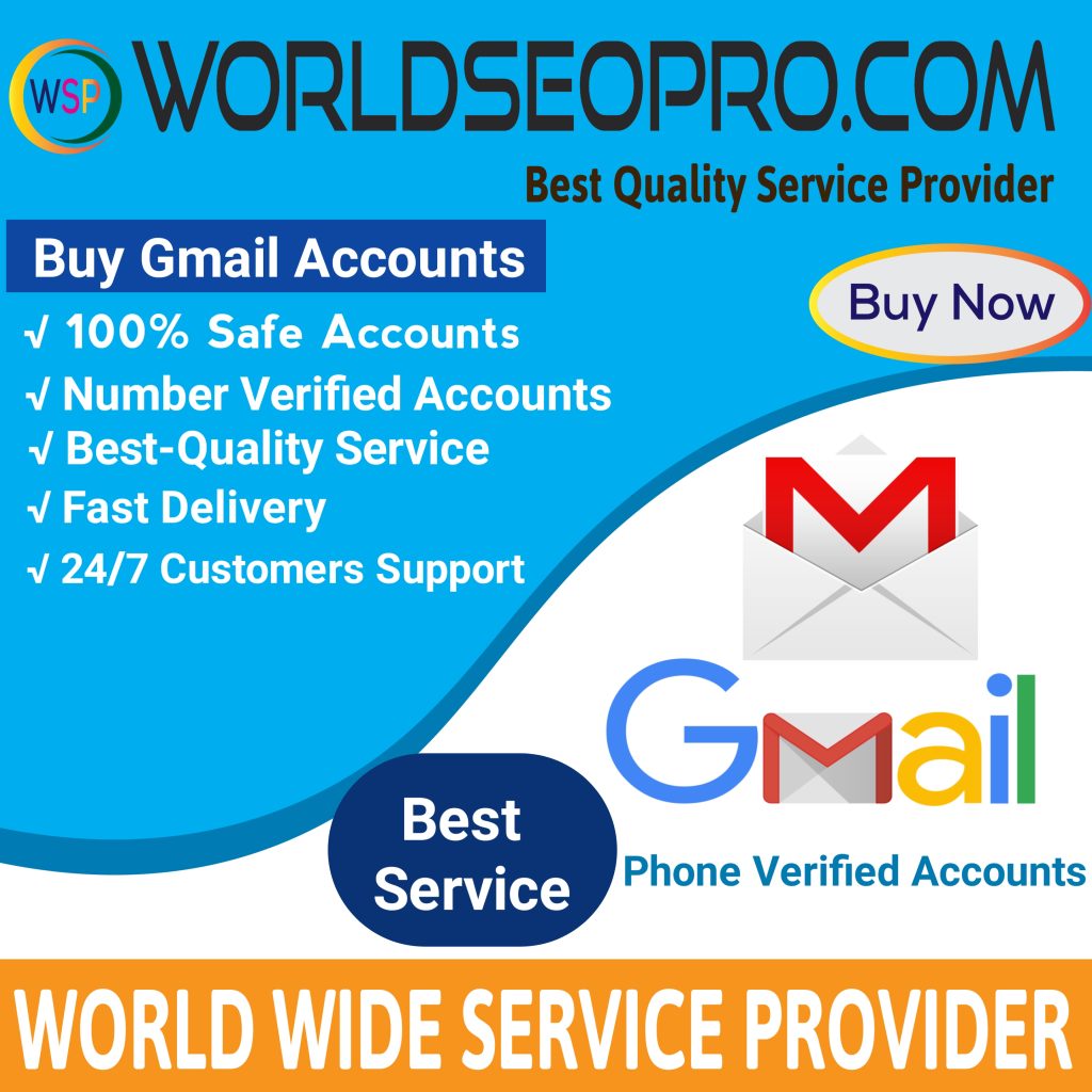 Buy Gmail Accounts - 100% security and recovery