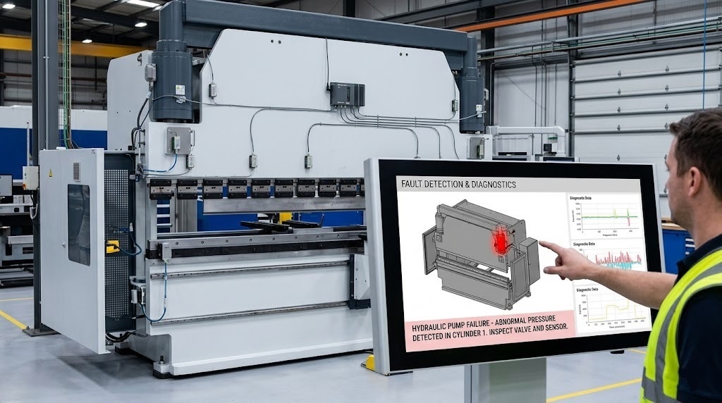 Fault Detection and Diagnostics in Hydraulic Press Brake Machine