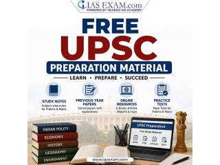 Free UPSC Preparation Material for Prelims & Mains New Delhi