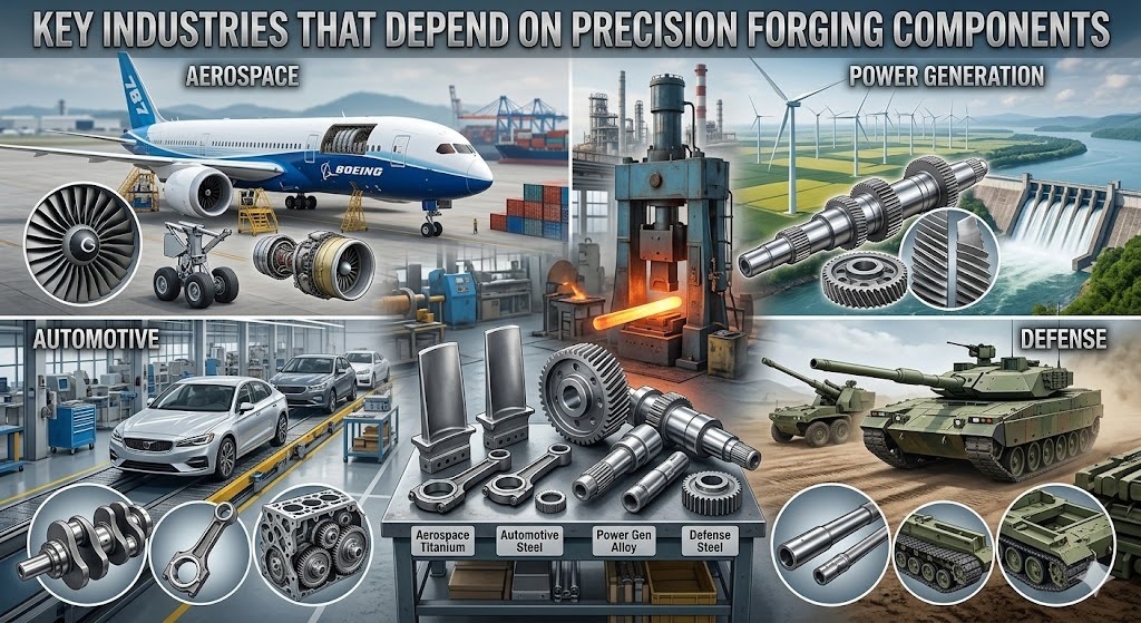 Key Industries That Depend on Precision Forging Components