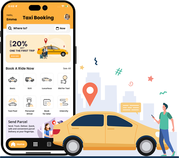 Didi Clone - Ride and Delivery App Development