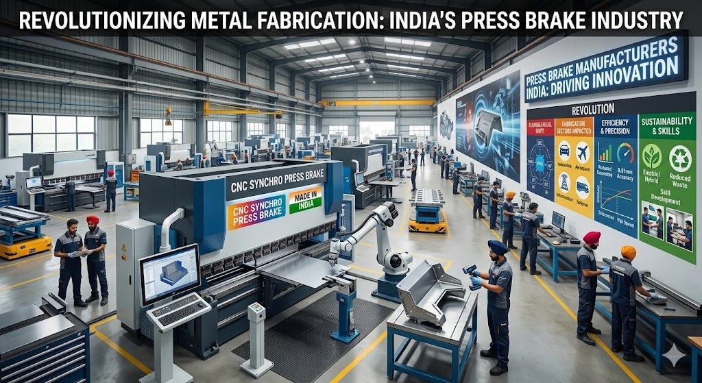 Press brake manufacturers India: Revolutionizing the metal fabrication sectors