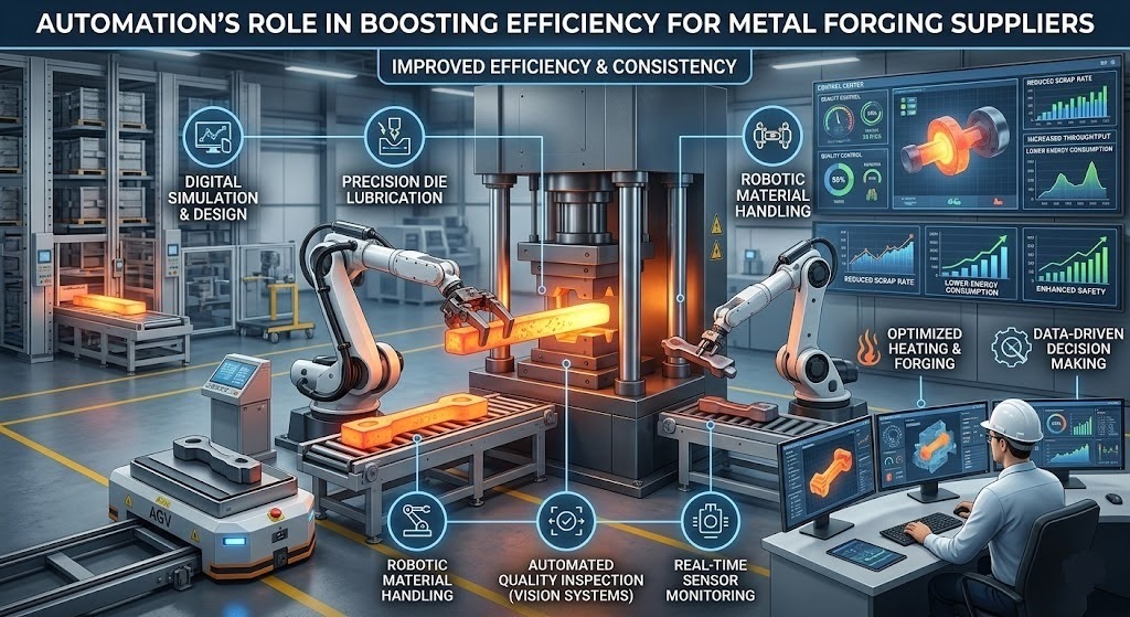 Role of Automation in Improving Efficiency for Metal Forging Suppliers