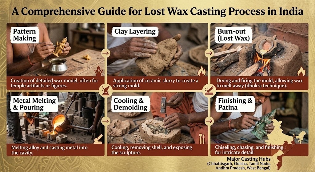 A Comprehensive Guide for Lost Wax Casting Process in India
