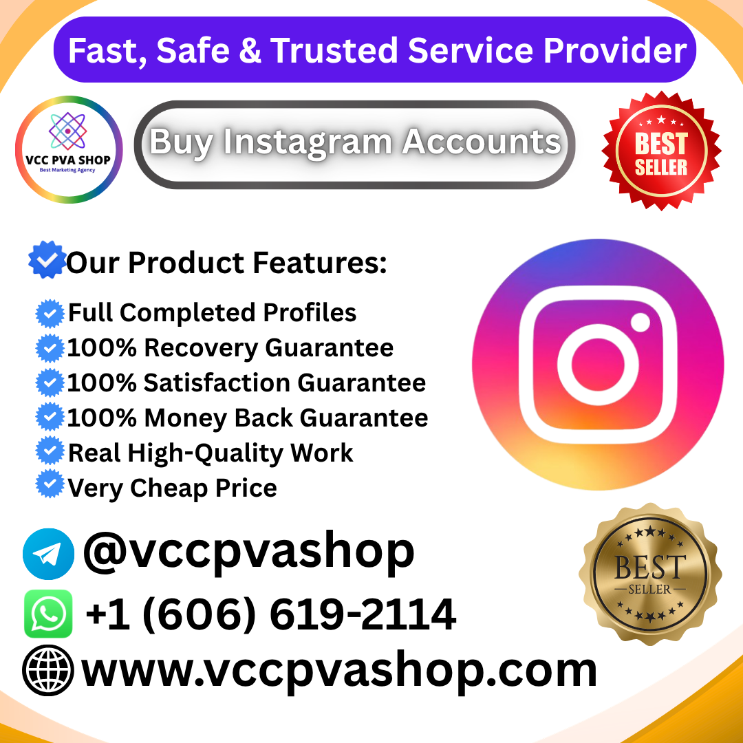 Buy Instagram Accounts - VCC PVA SHOP