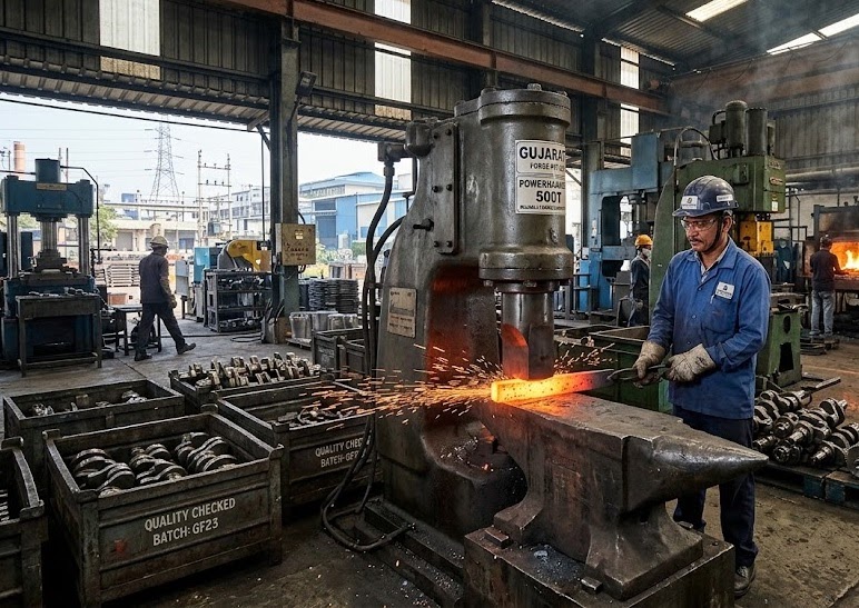 Forging company in Gujarat: Manufacturing & supplying reliable forged components